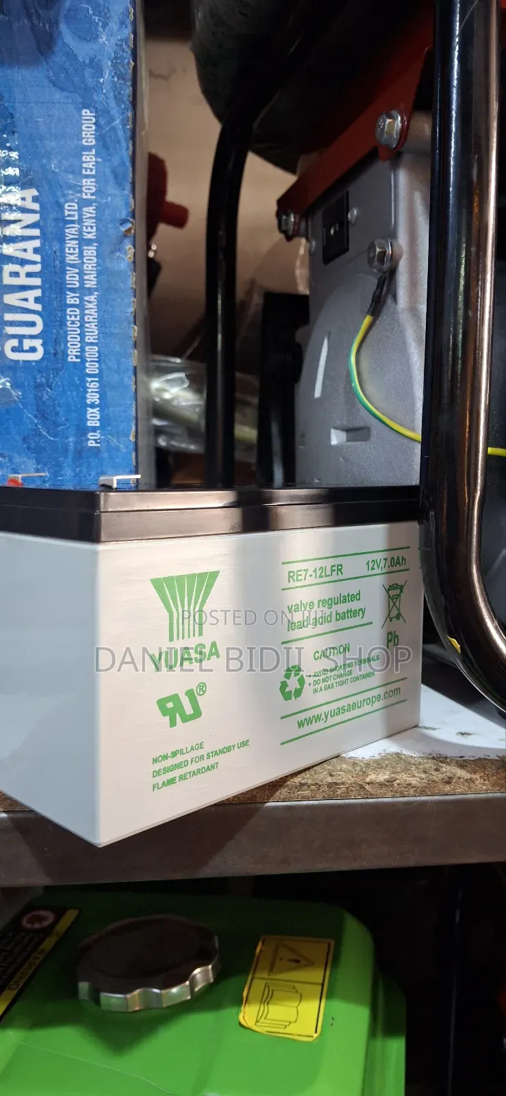Yuasa Valve Regulated Lead Acid Battery 7.0h 12v