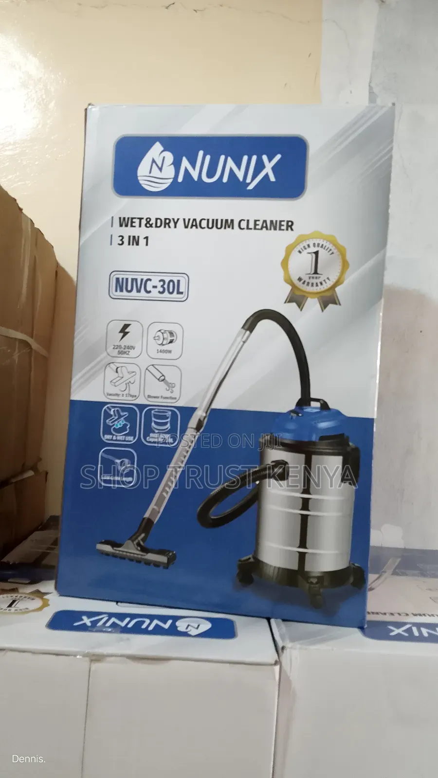 Nunix Vacuum Cleaner 3 in 1 Wet and Dry