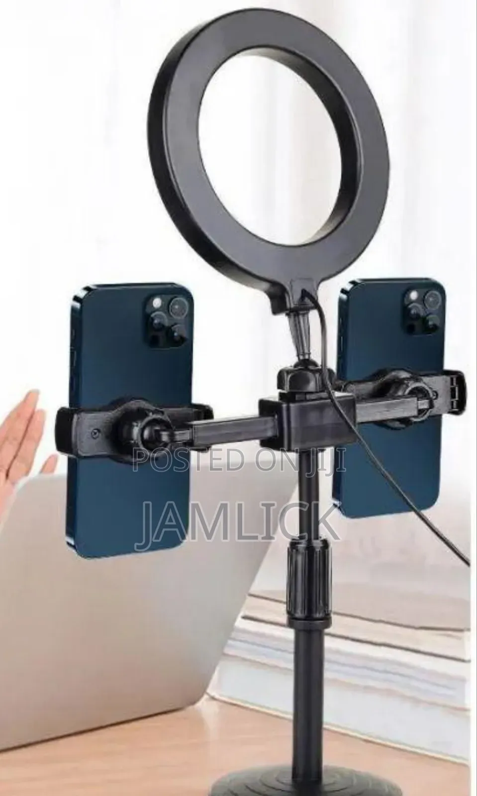 Mini Ring Light Tripod Phone Holder – Universal –Zy