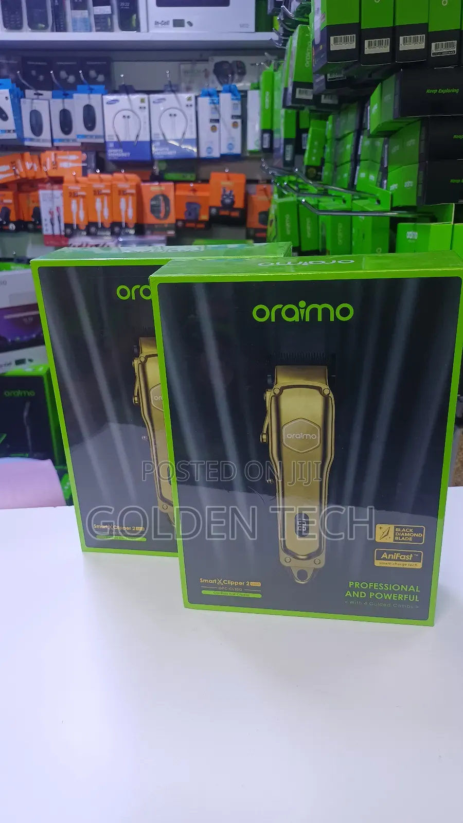 Oraimo Smart Clipper 2 Gold Professional Hair Clipperopc Cl30g