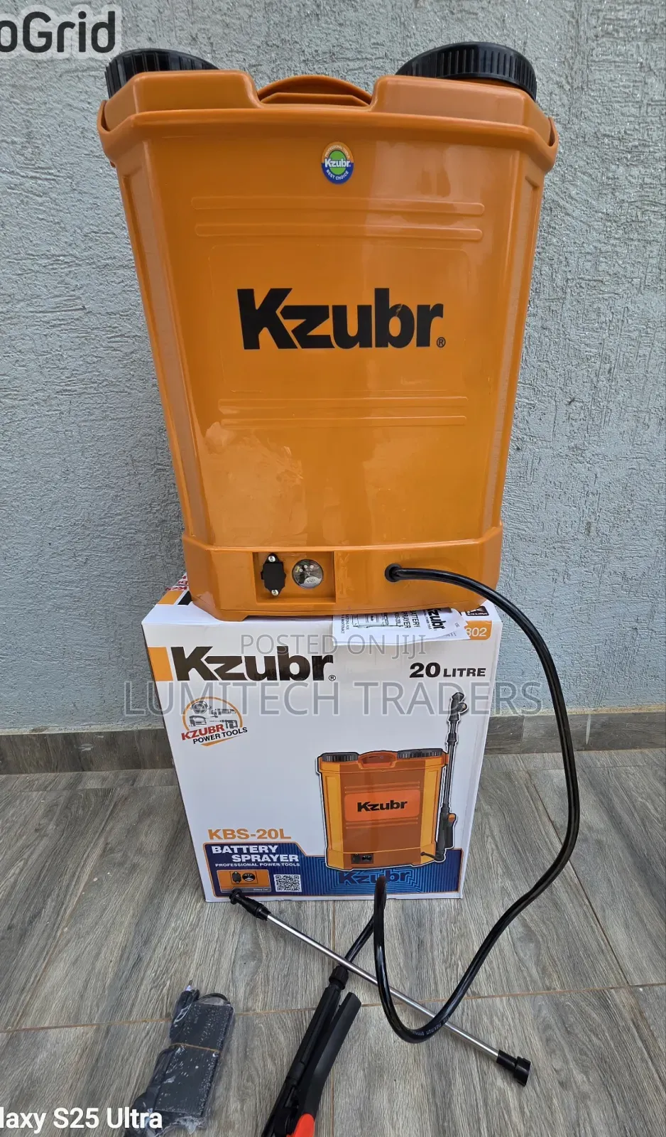 Kzubr Cordless Knapsack Sprayer