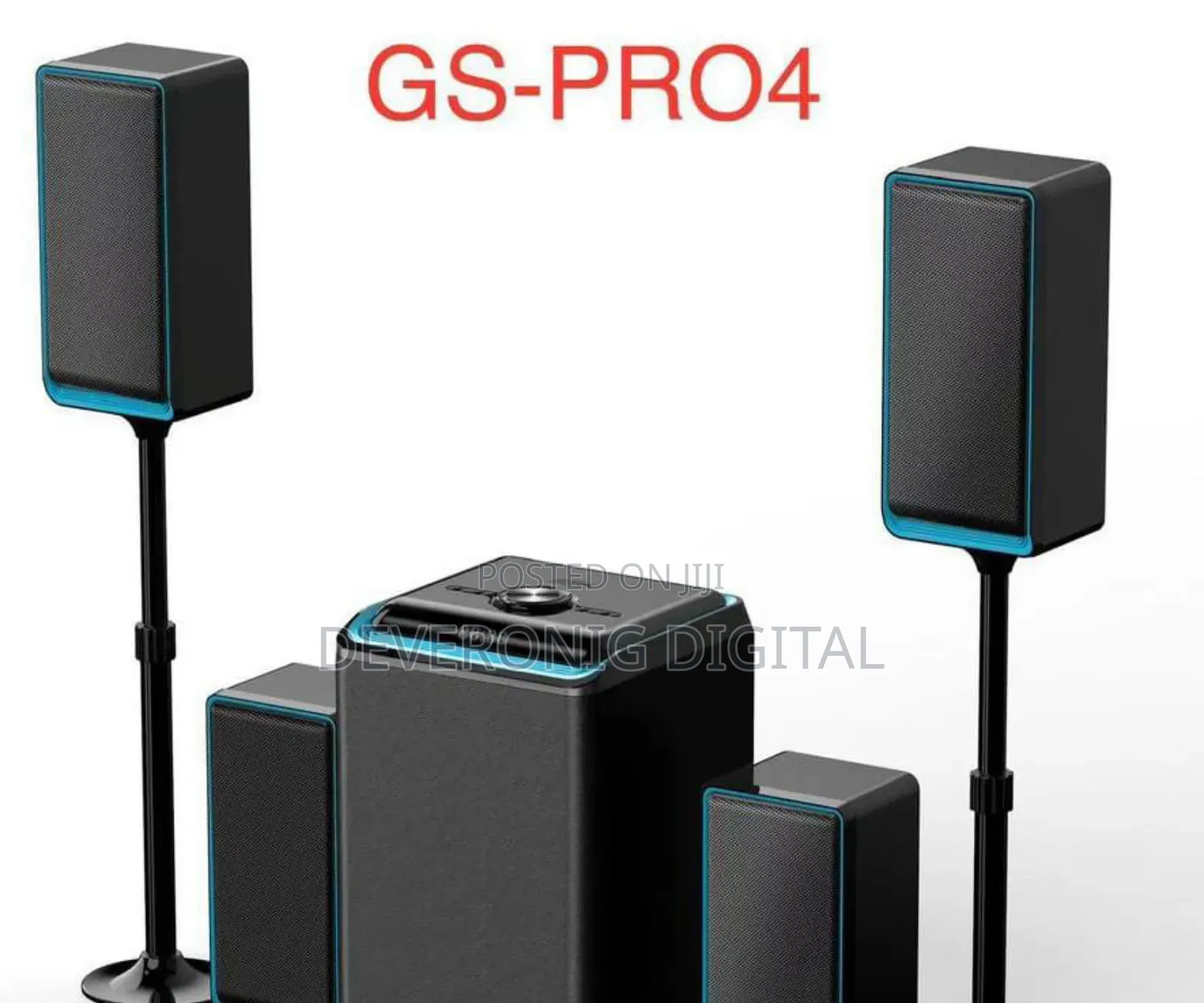 4.1ch Globalstar Pro 4 Multimedia System
Woofer