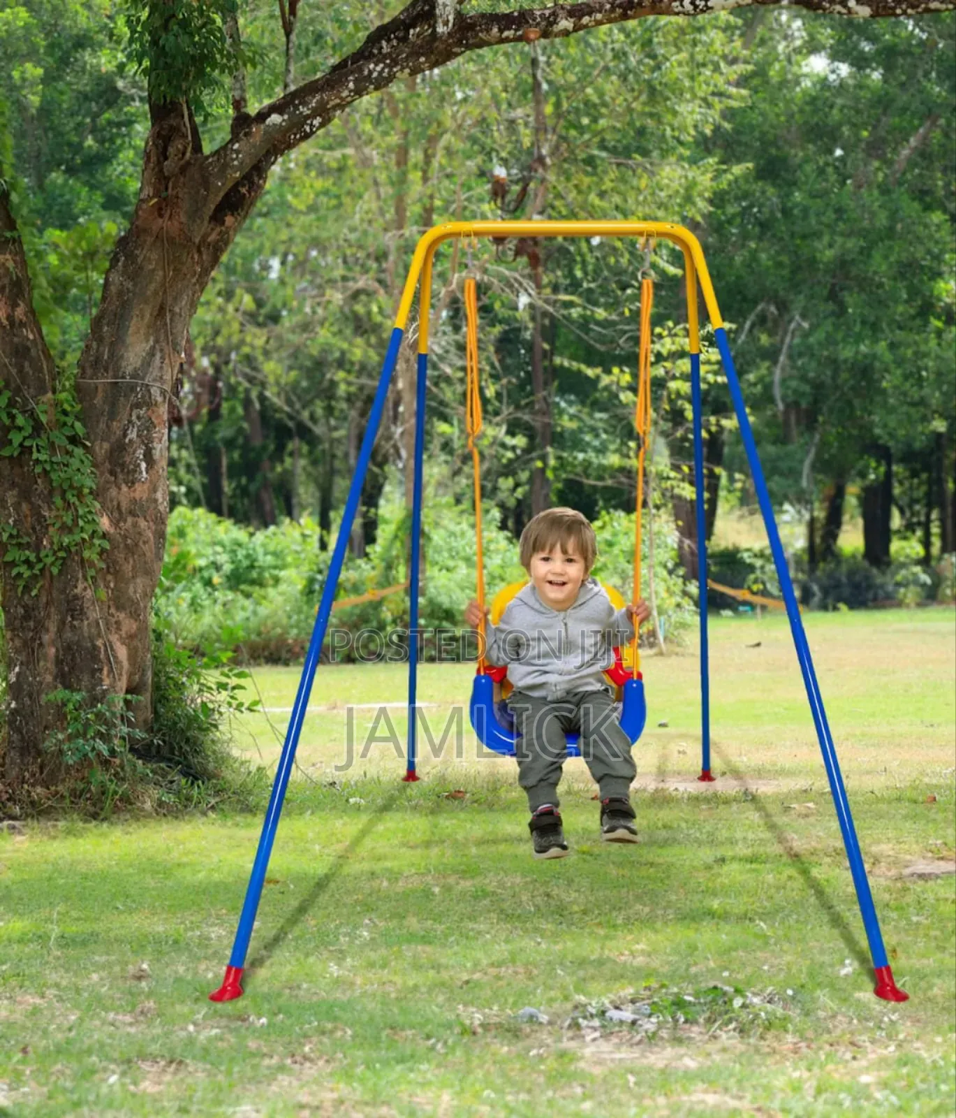 Kids Swing – Safe Fun Outdoor Play Set –Gn