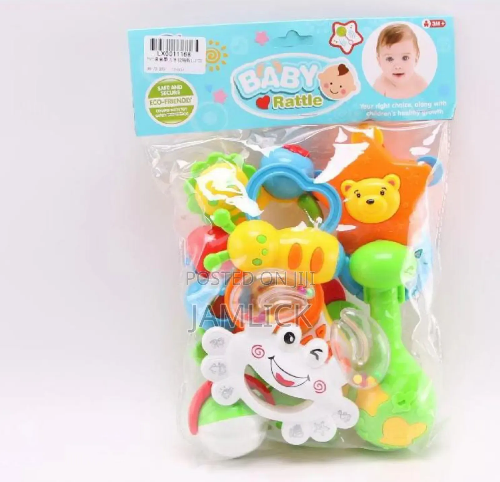 Baby Rattles Teethers – Safe Infant Toys –Gn