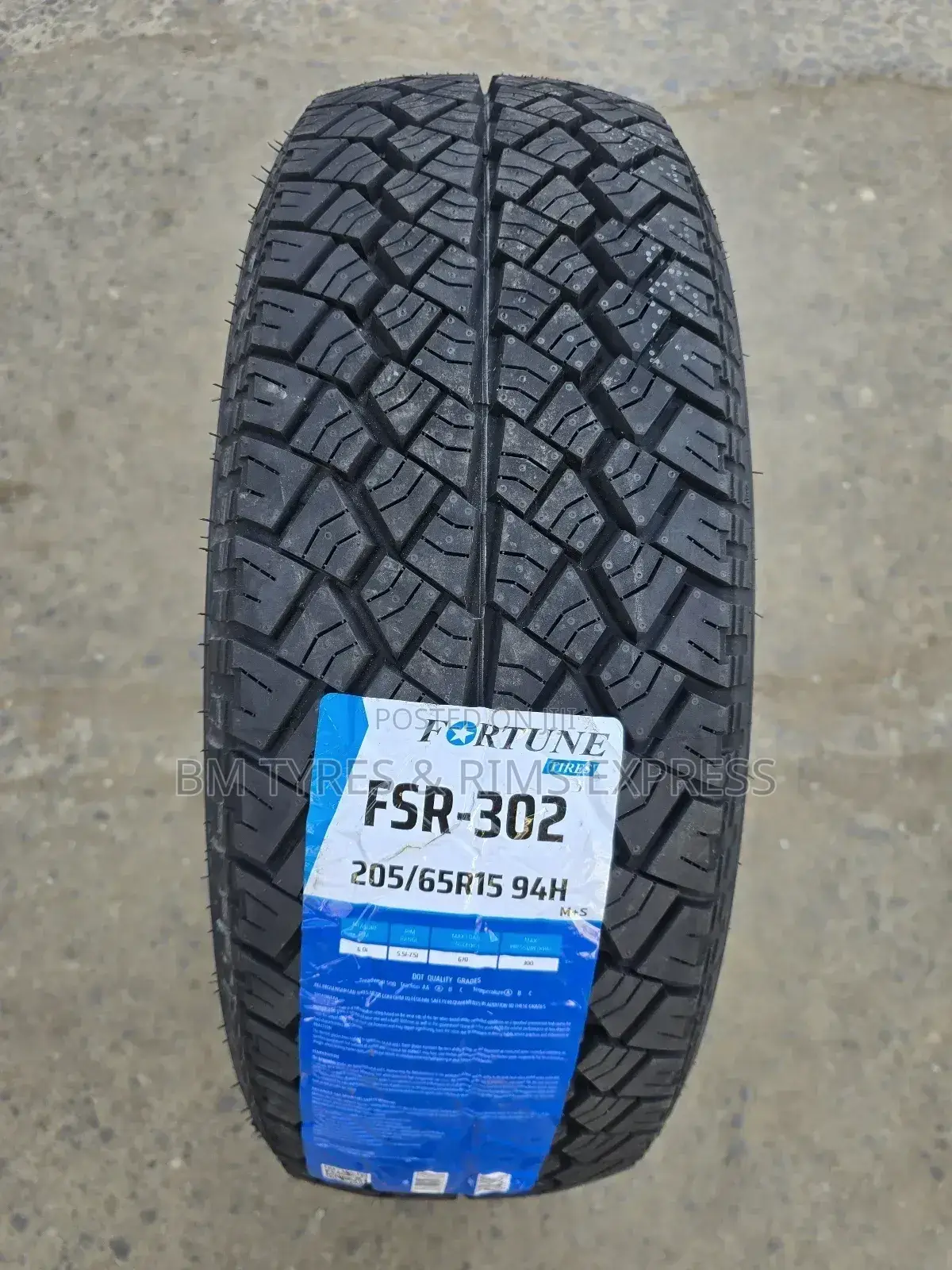 205 /65 R15 Fortune Tyres(All Terrein)