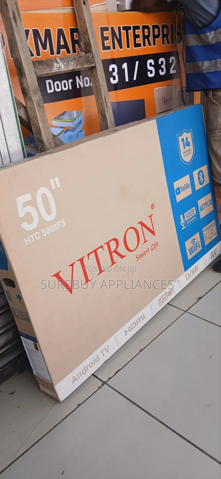 Vitron 50 Frameless Uhd Smart Led Television