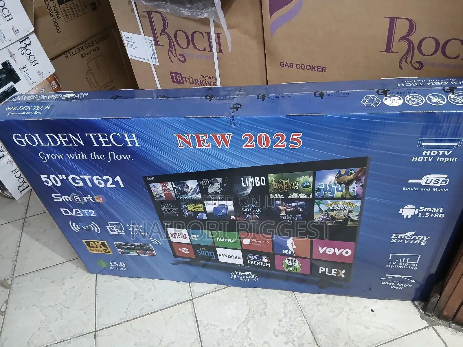 Golden Tech 50" Smart Android Television