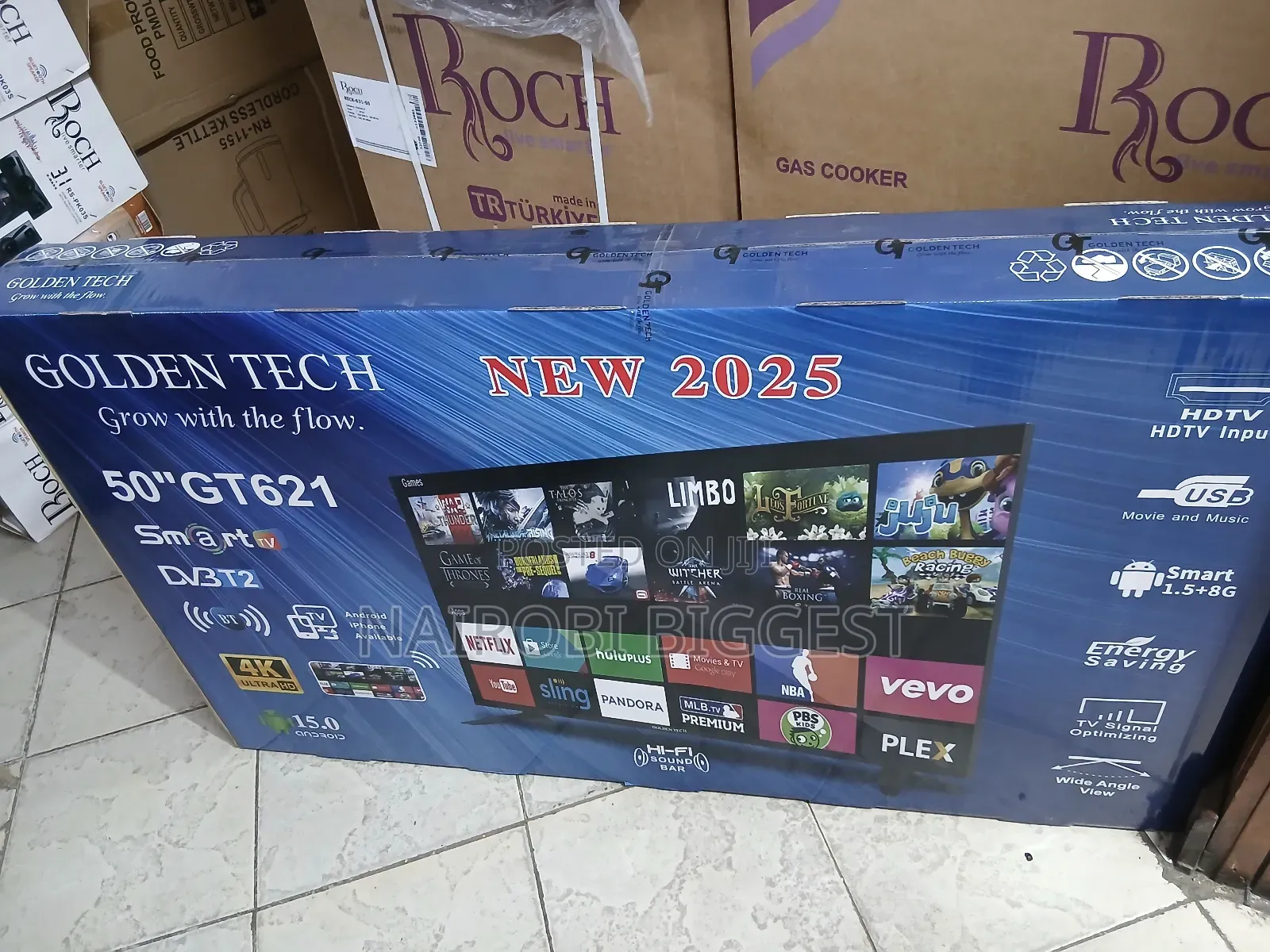 Golden Tech 50" Smart Android Television