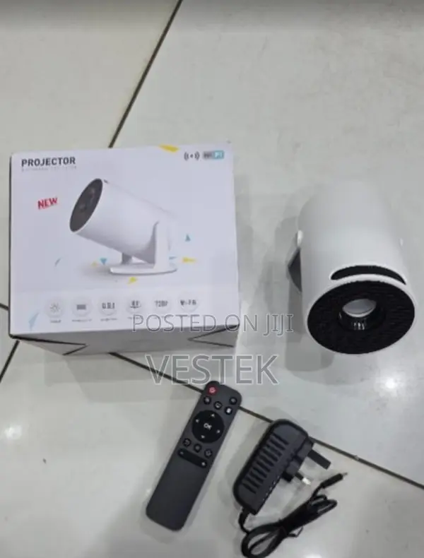 Hy300 Pro Android Projector With Inbuilt Speaker for Home Theater