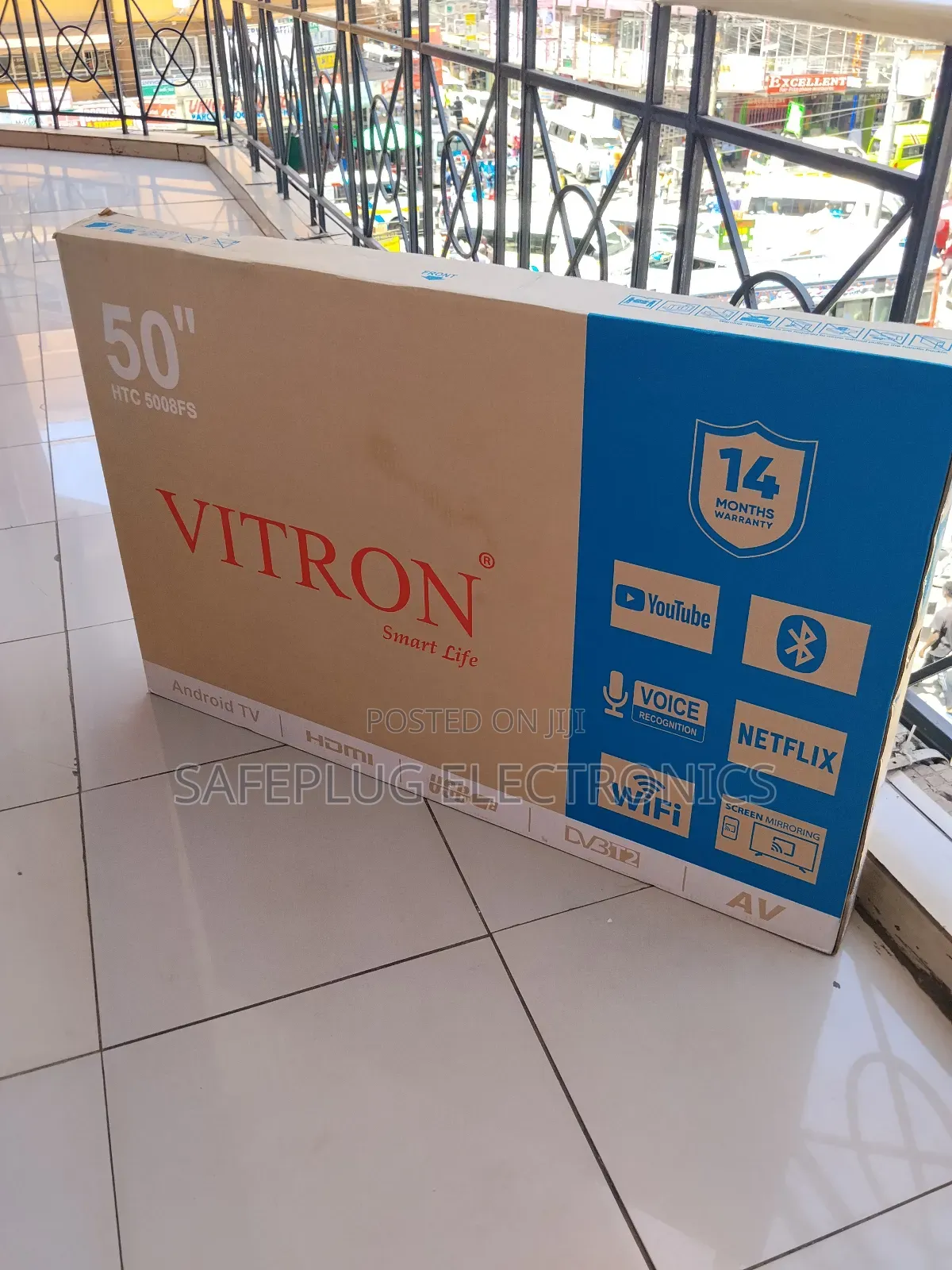 Vitron 50" Smart Tv W/ Bt Soundbar Sync | Kids Mode