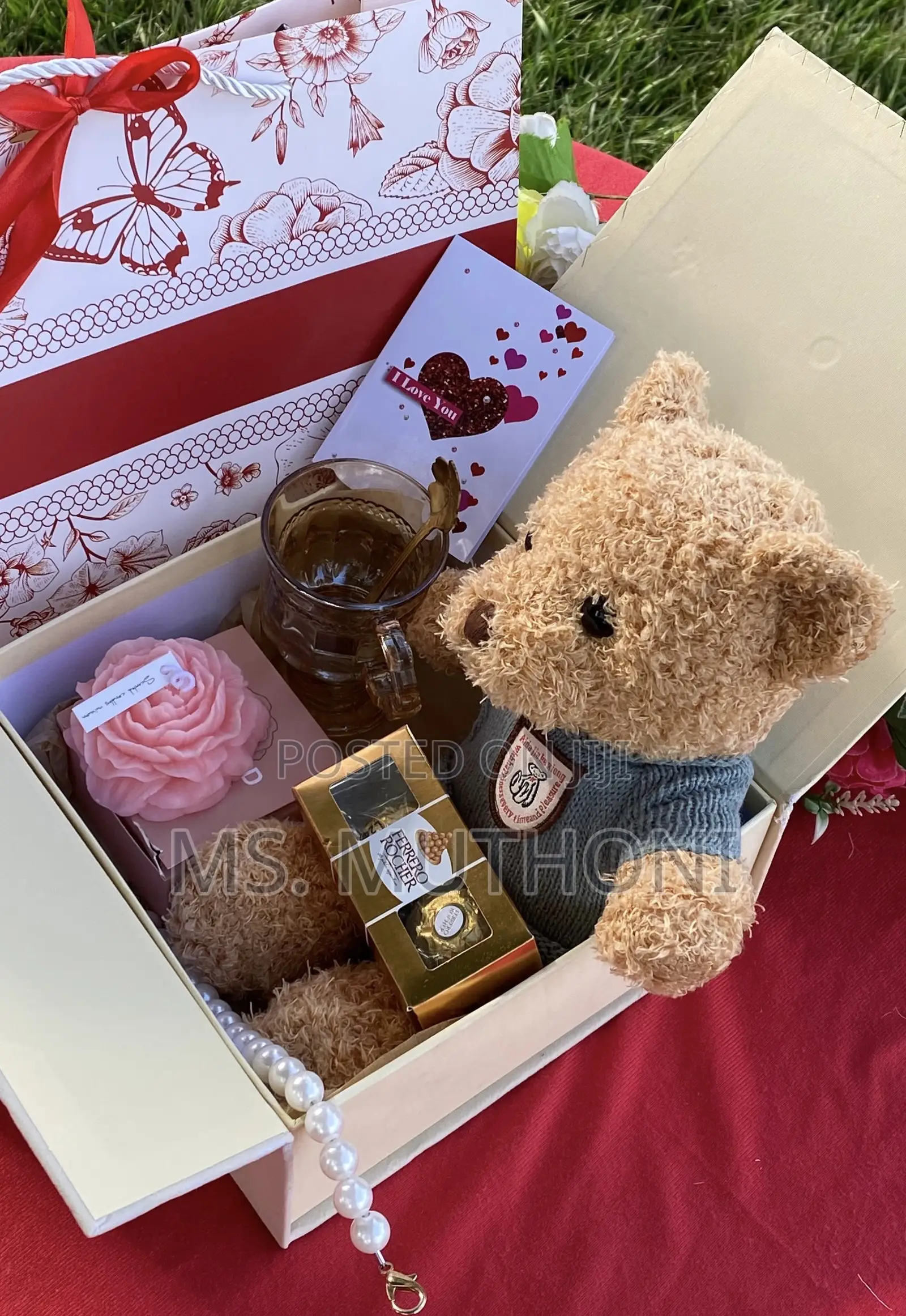  Teddy Bear Valentines Ladies Gift Set