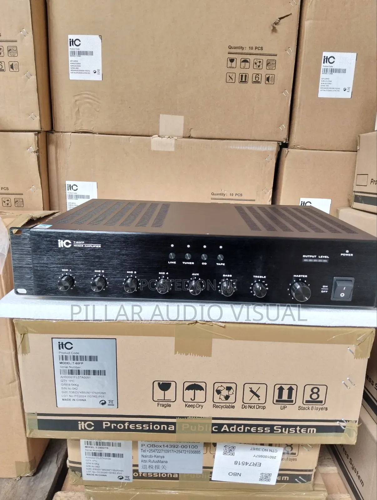 Approved Tested T_60fp Amplifiers, Stocked, Ceiling Speakers, Itc