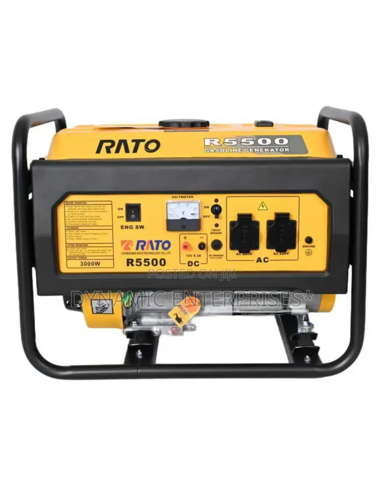 Rato R5500 3kw Petrol Generator
