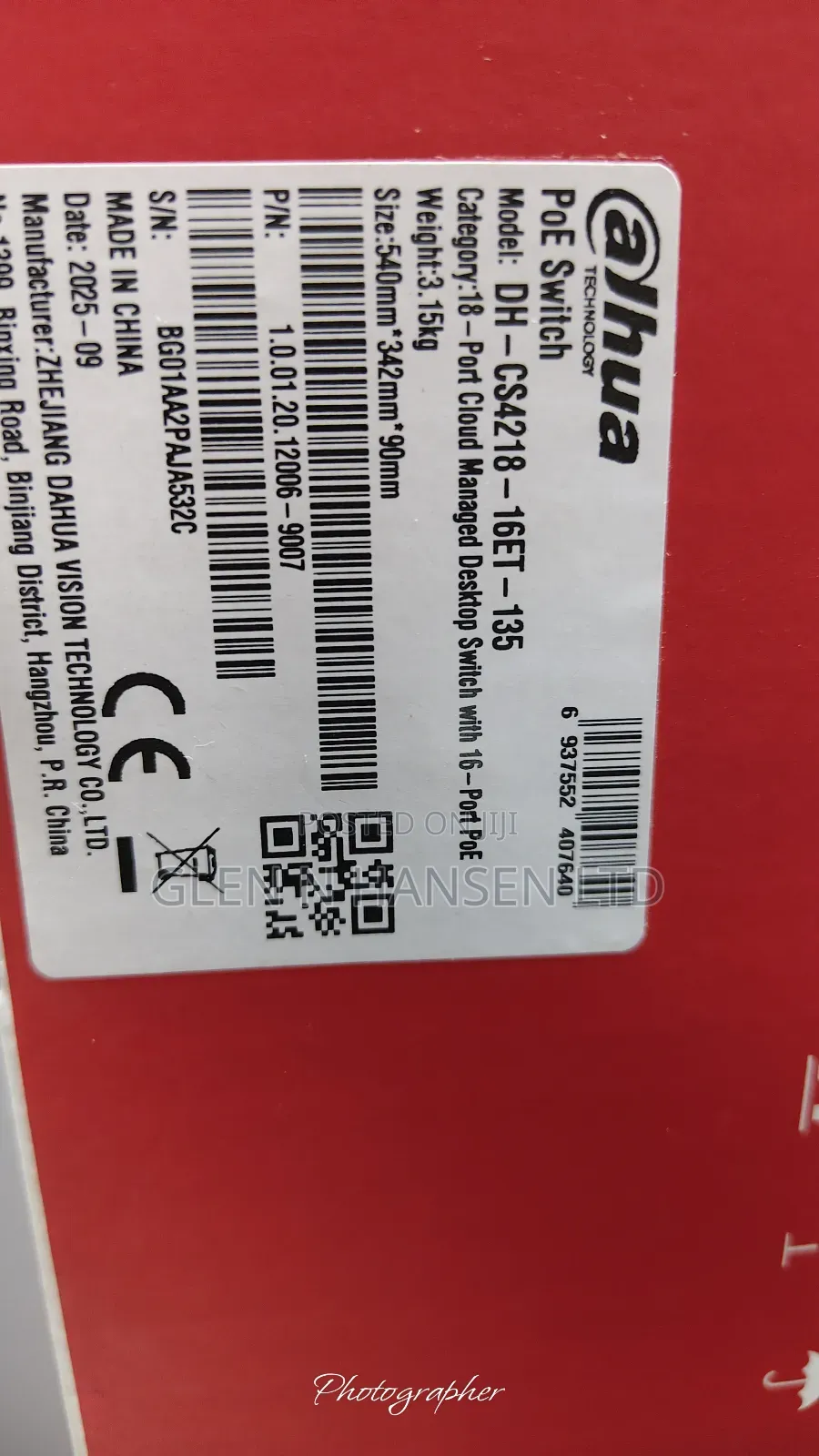 Dahua Managed 16 Port Poe Switch