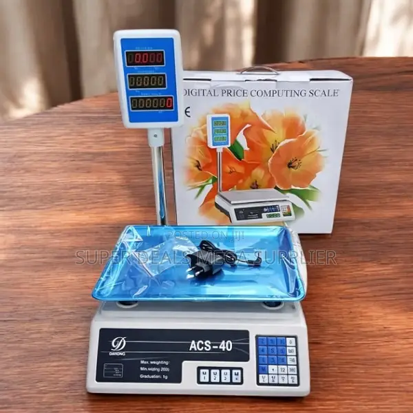Reliable Quality User Friendly Design Acs 40 Digital Weighing Scale