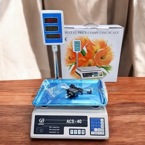 Reliable Performance With Led Display Acs 40 Digital Weighing Scale