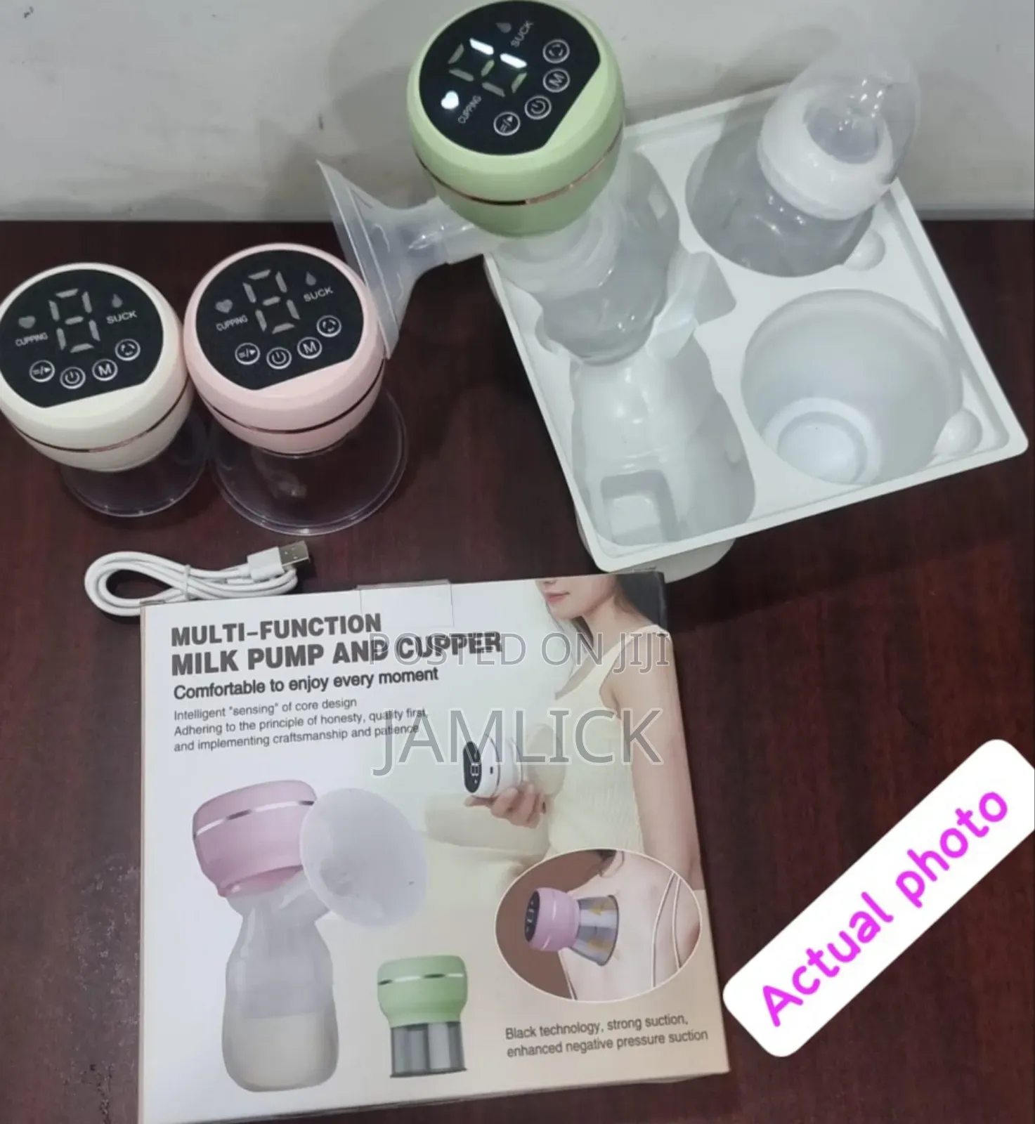 9-Speed Rechargeable Multifunction Breast Milk Pump + Cupper - Pm