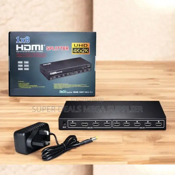 Space Saving 8 Port Hdmi Splitter 1×8 Amplifier