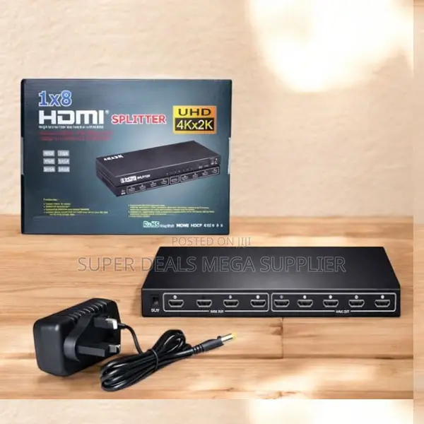 Wide Device Support Hdmi Splitter 1×8 Amplifier