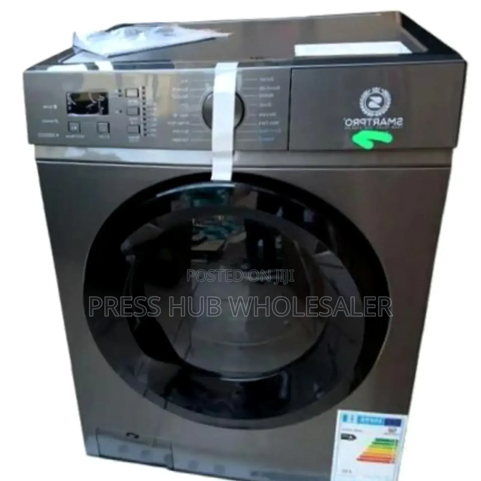 Smartpro 10kg Fully Automatic Front Load Washing Machine.