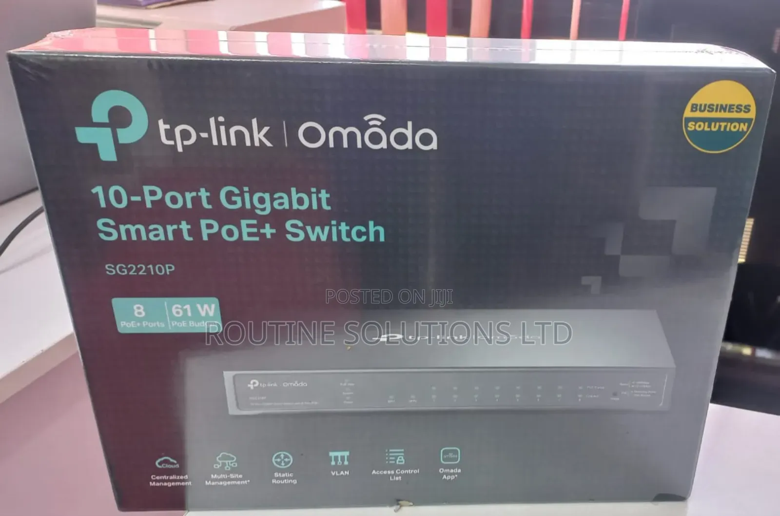 Tp-Link 10-Port Gigabit Smart Poe + Switch Sg2210p