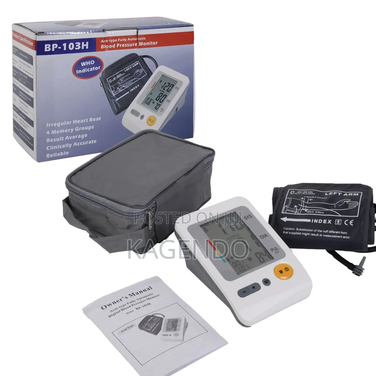 Bp-103h Blood Pressure Machine – Digital Upper Arm Monitor