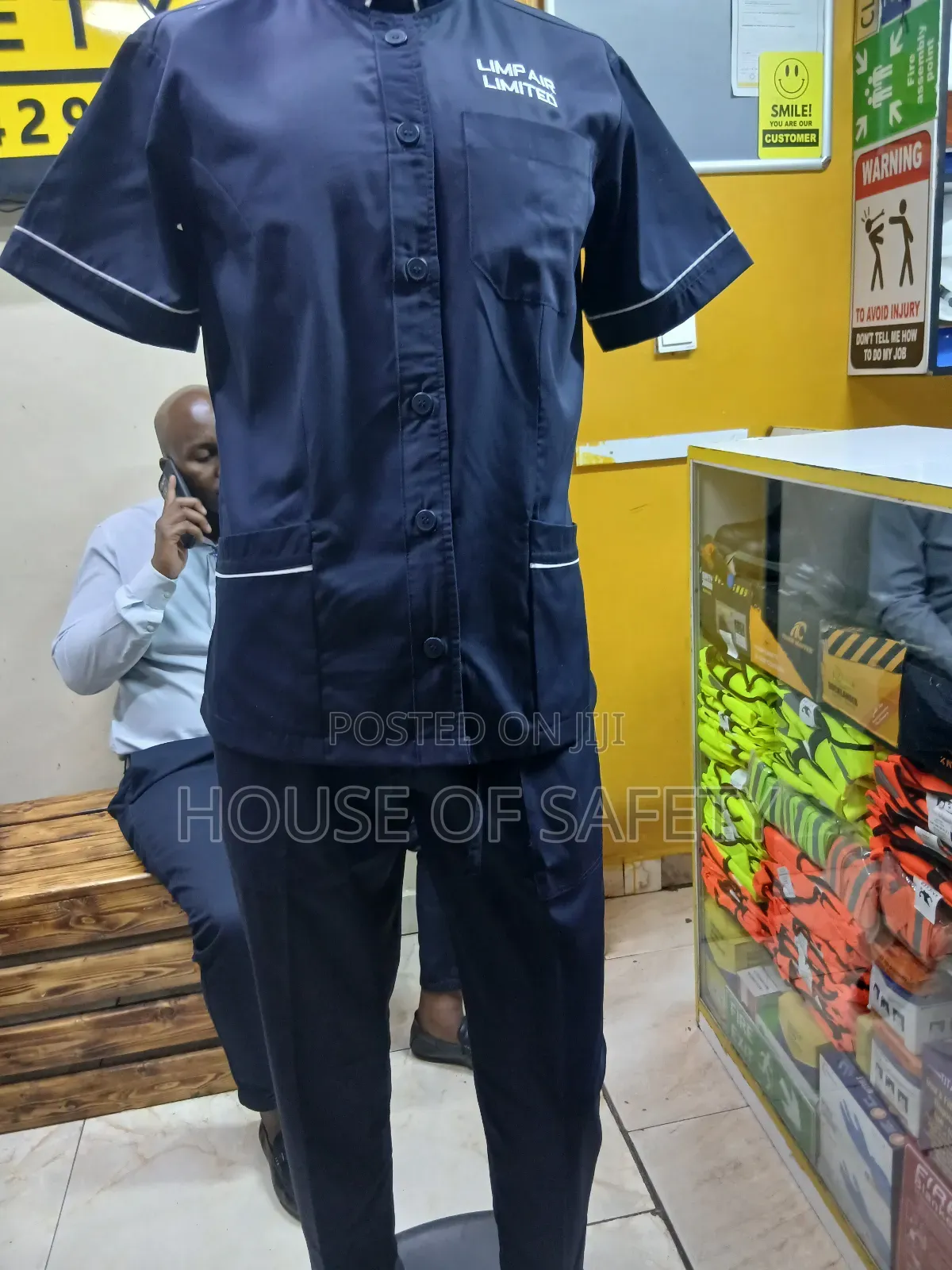 Versitle Dark Navyblue Housekeeping Uniforms