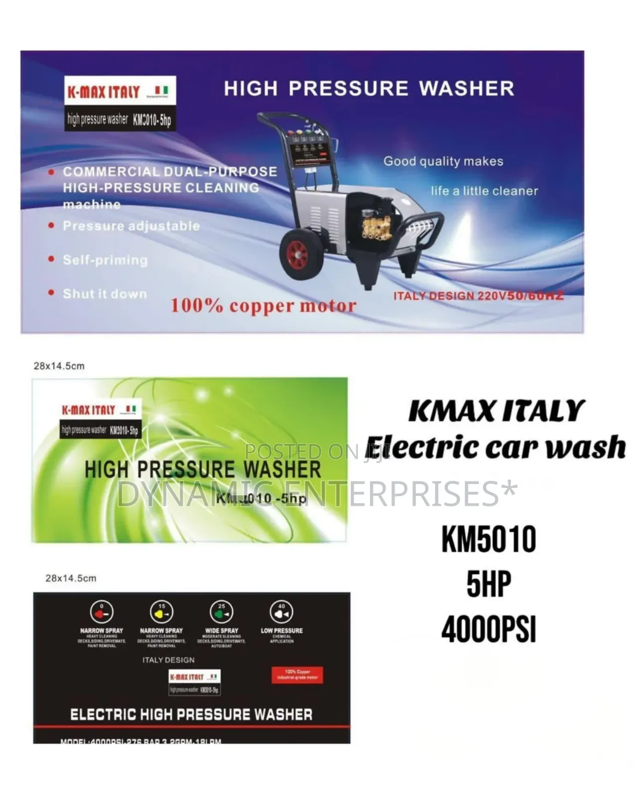 L Electric High Pressure Washer