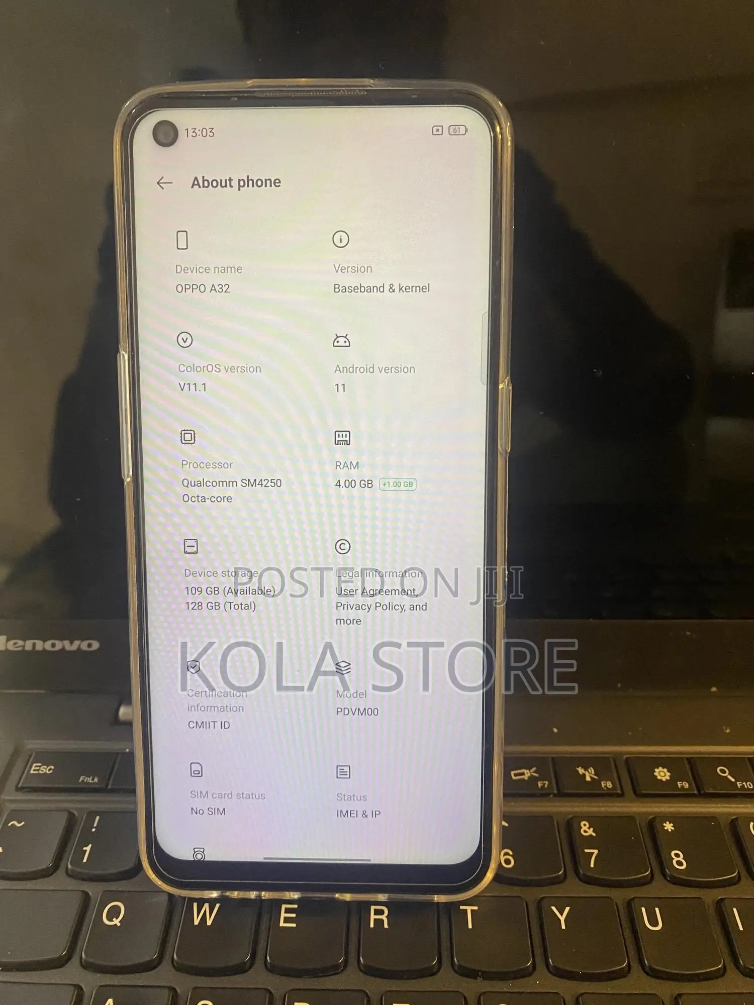 Oppo A32 128 GB Black