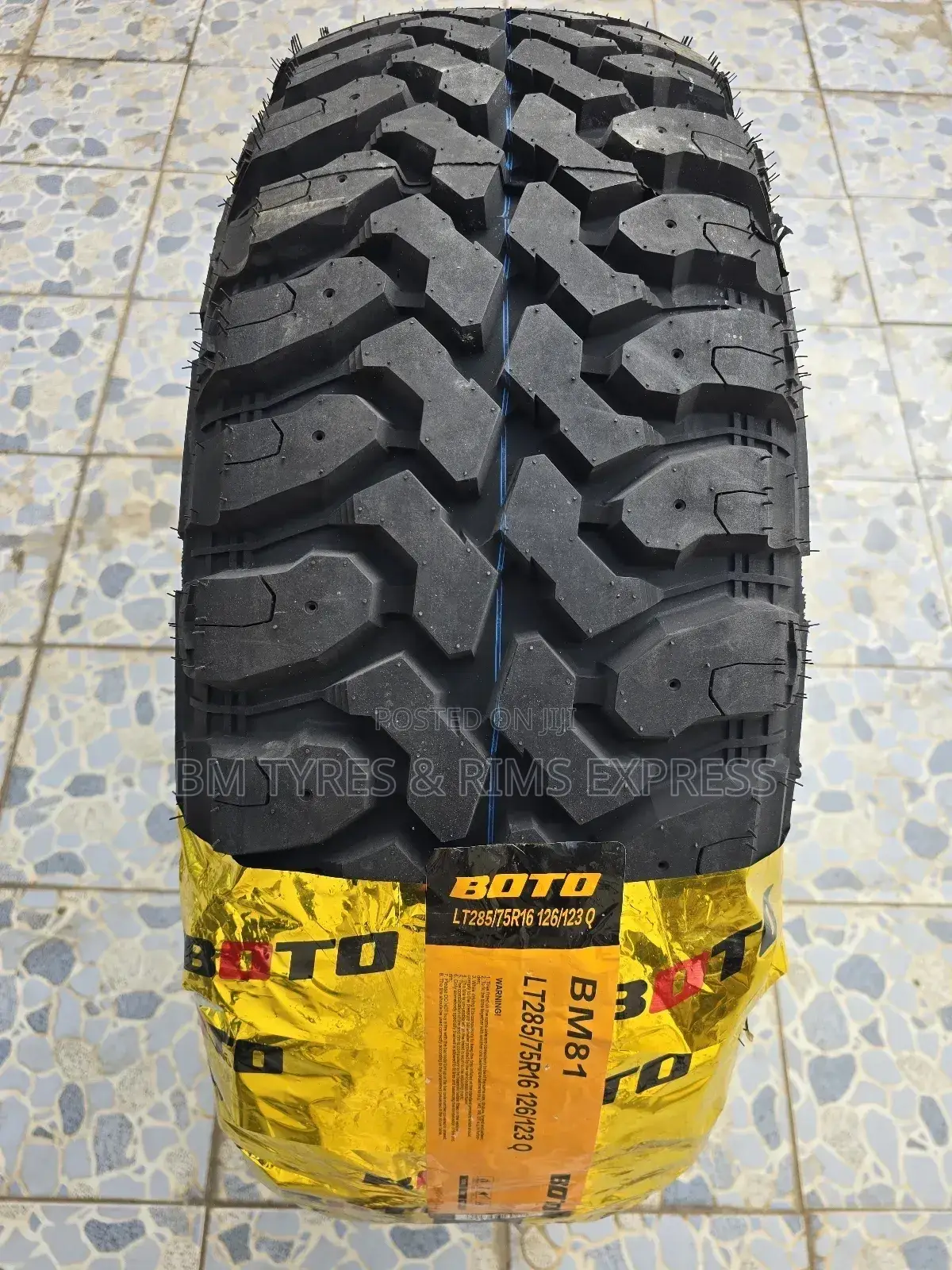 285 /75 R16 Boto Tyres (Mud Terrein)