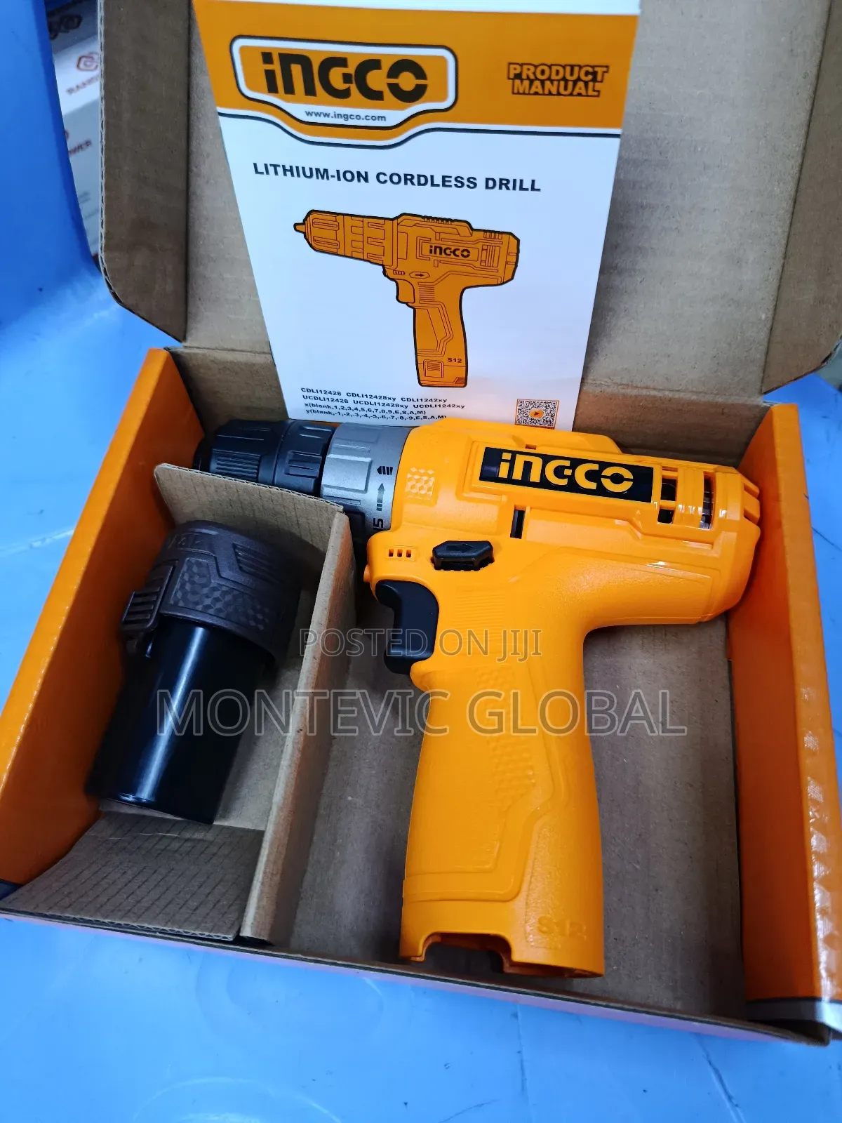 Ingco Cordless Drill 12v With 1 Battery