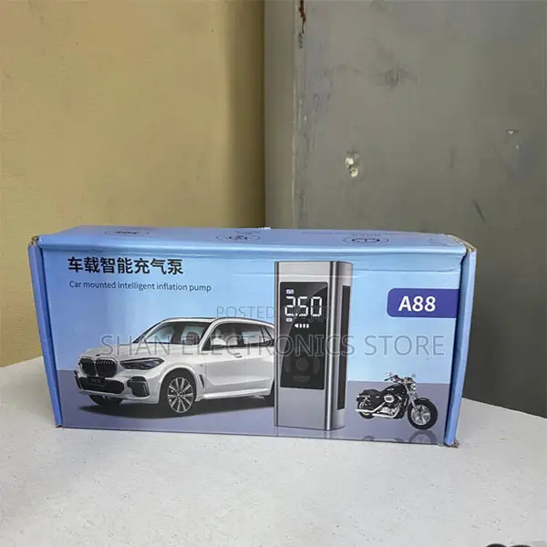 High-Performance Portable Design-Tyre Pump With Usb Type C Charger
