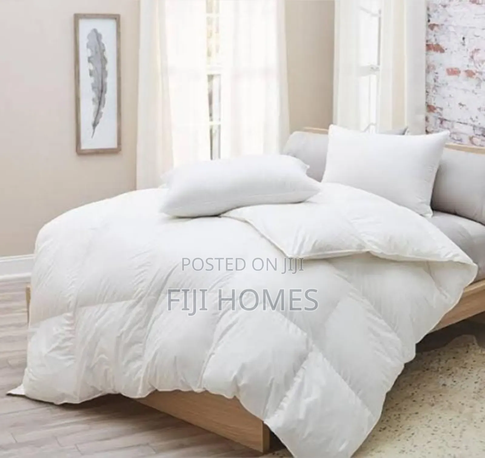 Plain White Unbinded Duvet – 6×6