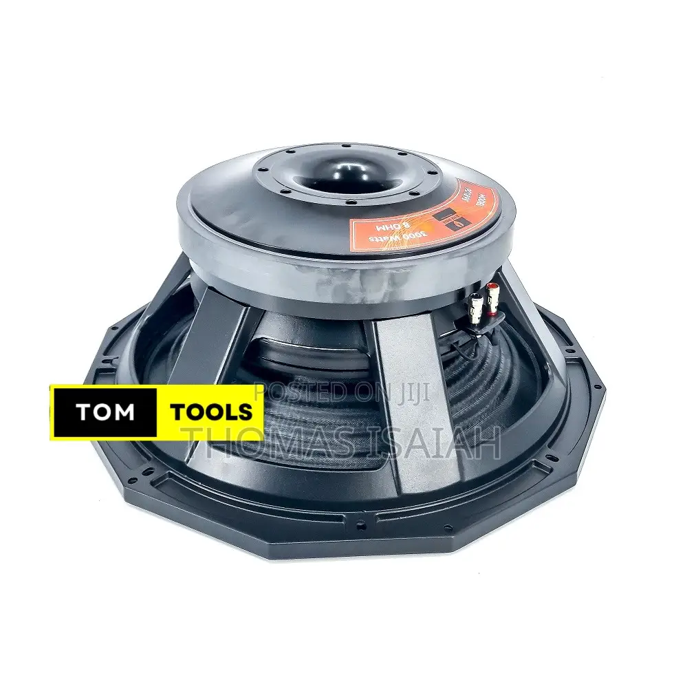 Black Spider Pd1895 3,000w 18 Inch 8 Ohm Waterproof Subwoofer Bass Spe