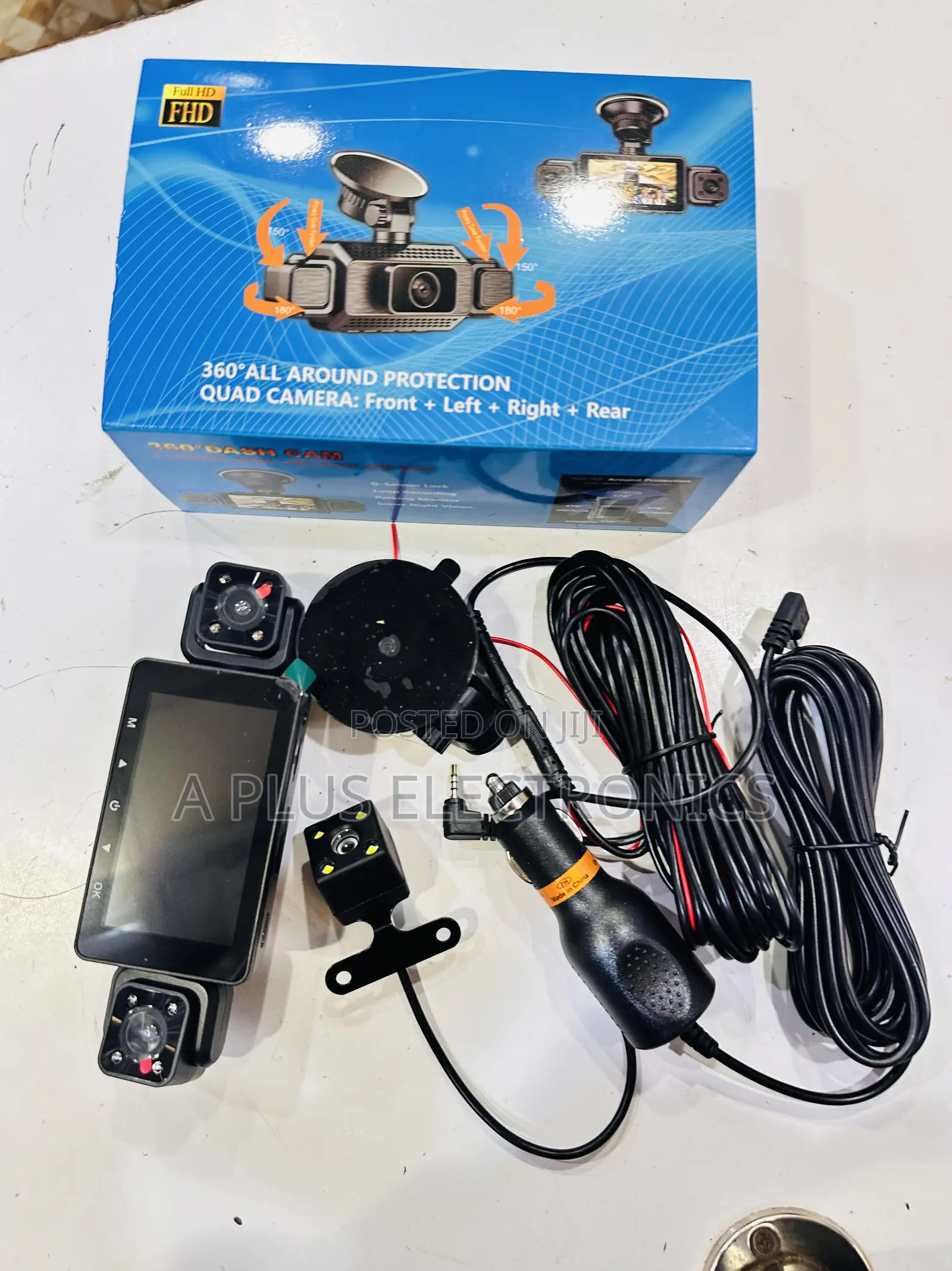 S22 4 Lens Dash Camera – Full 360° Vehicle Surveillance
