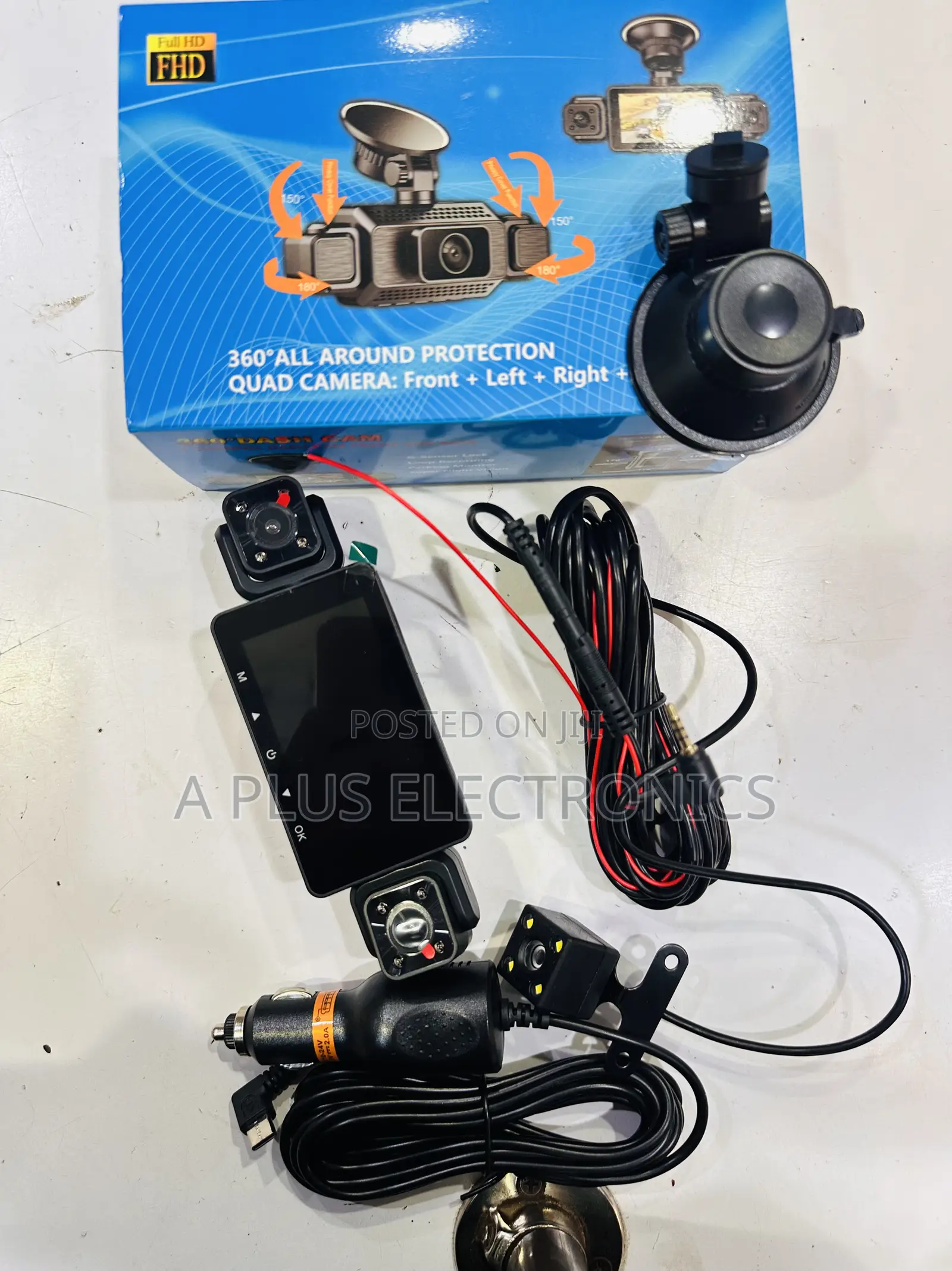 S22 4 Lens Dash Camera – Advanced Car Surveillance Camera