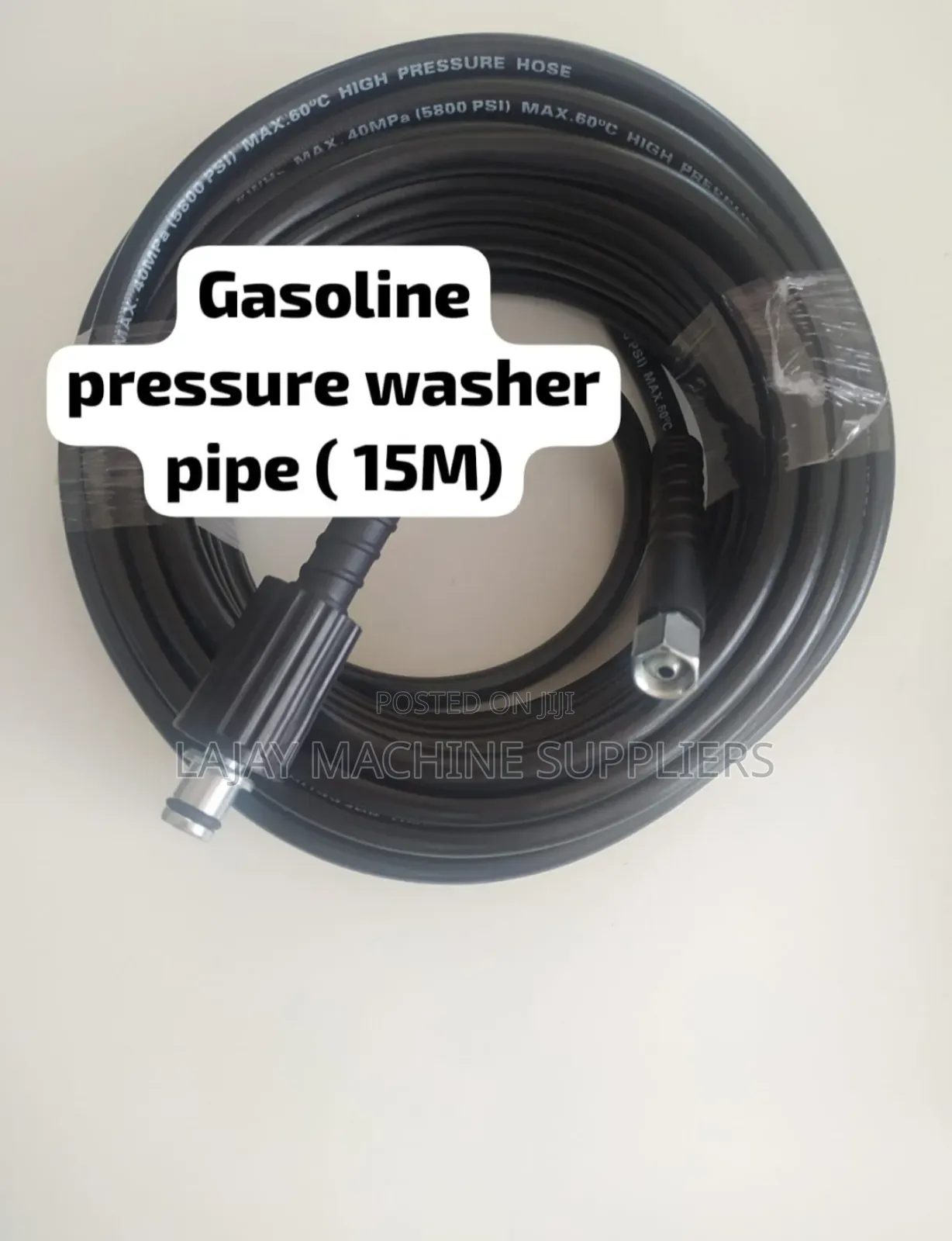 Gasoline Pressure Washer Pipe 15m