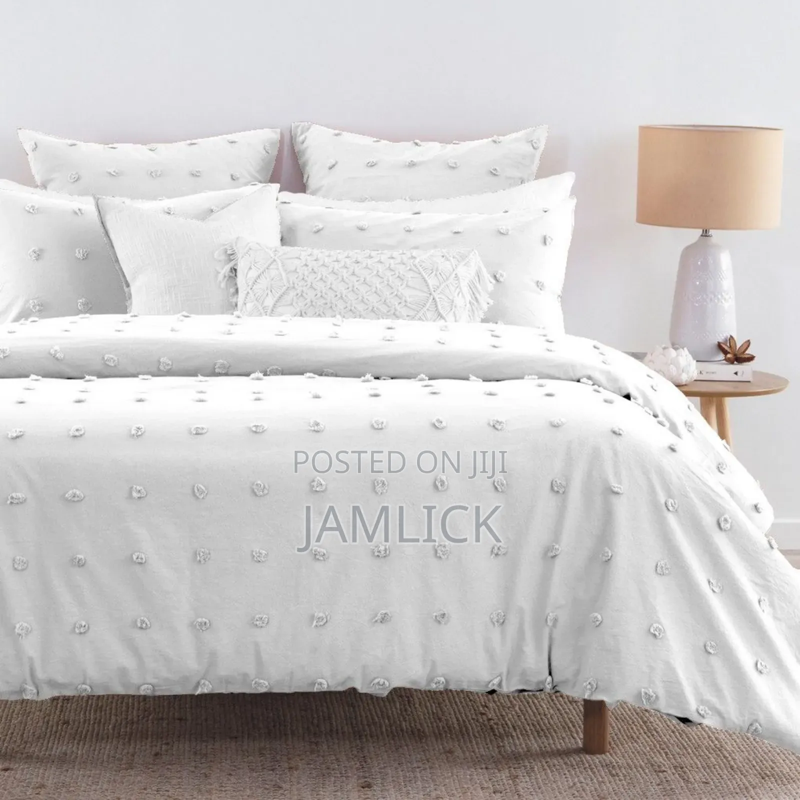 Luxury Tufted Wave Duvet Cover Set –Sk
