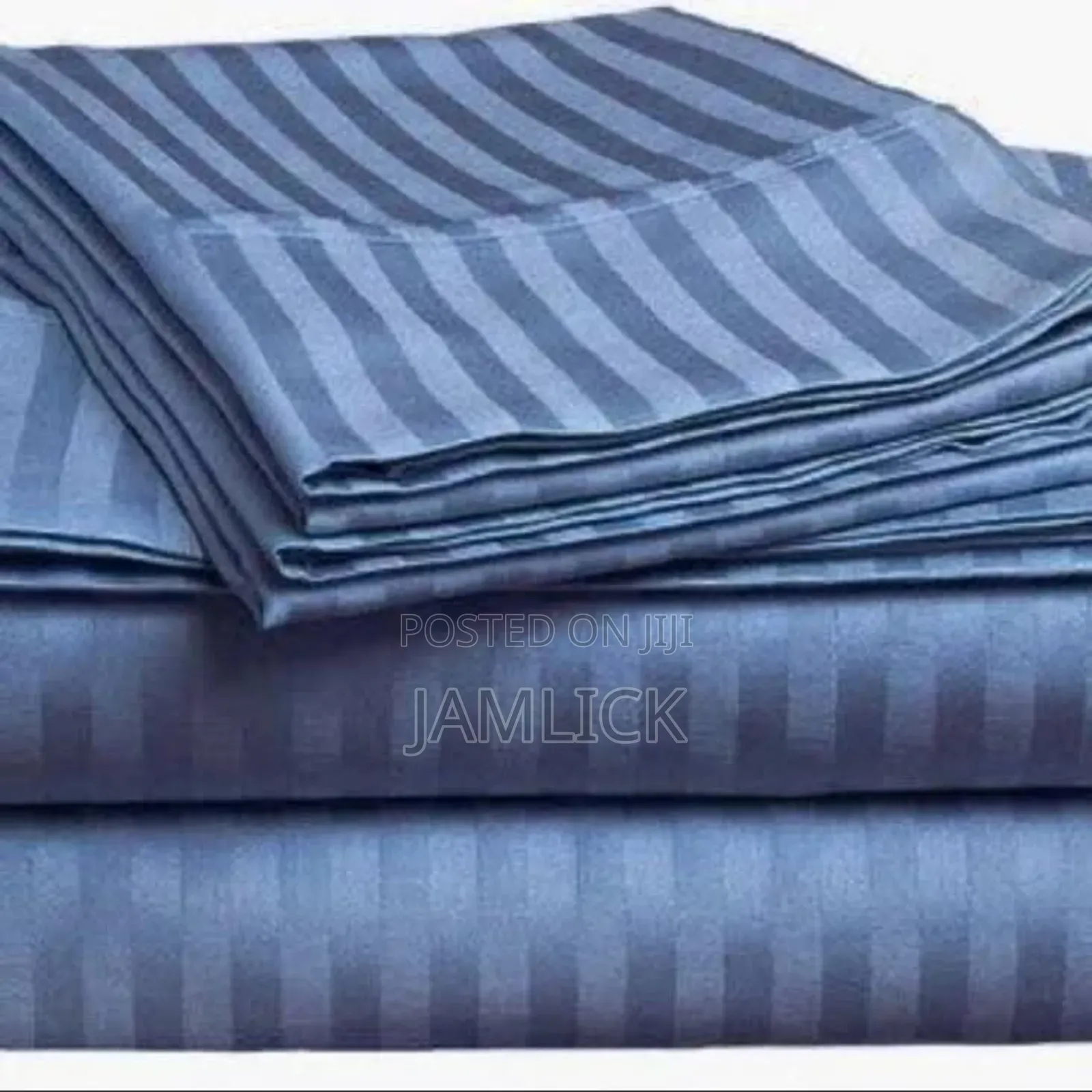 Luxury Cotton Striped Bedsheet Set - Sk