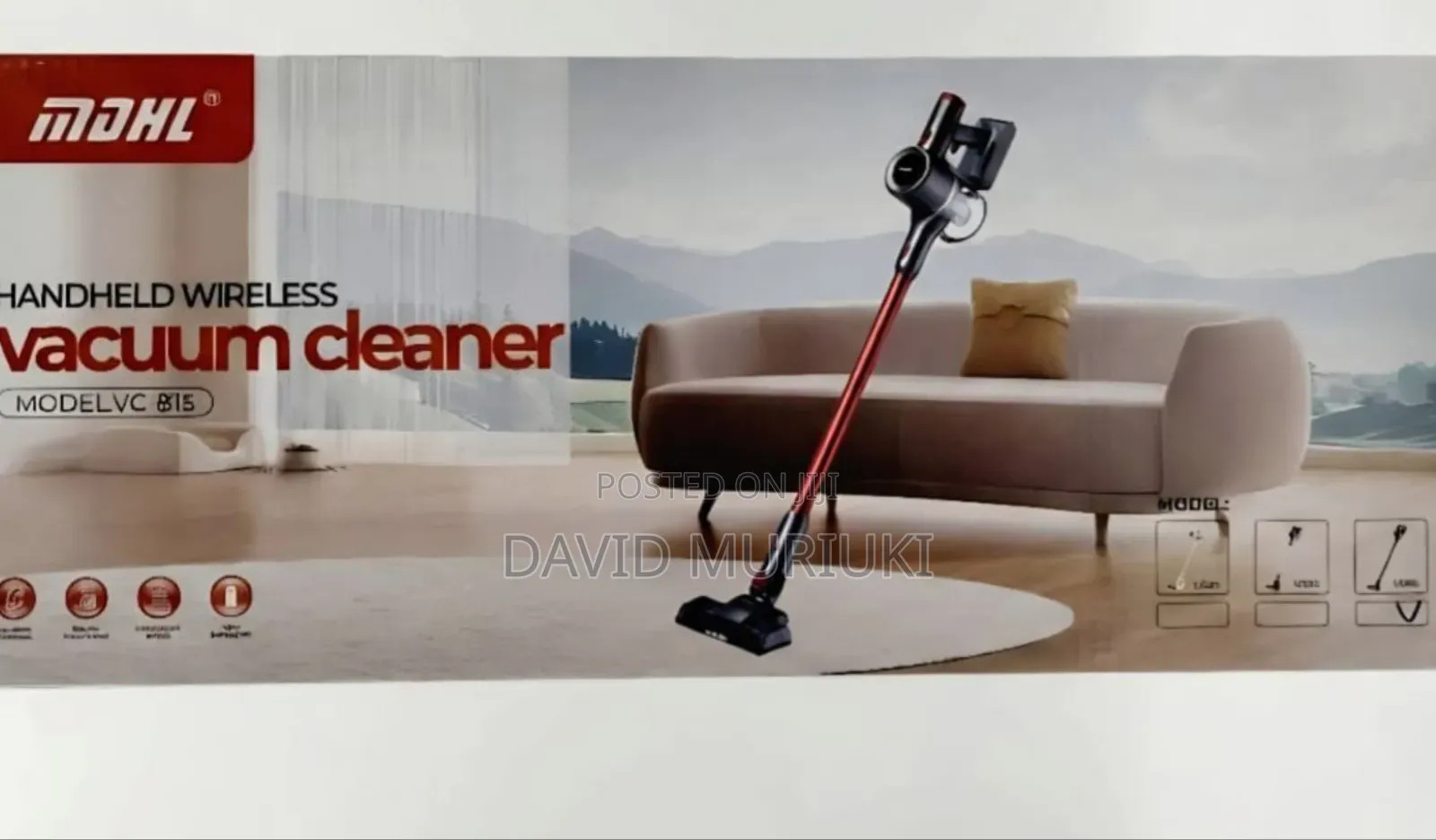 Rechargeable Vacuum Cleaner MDHL