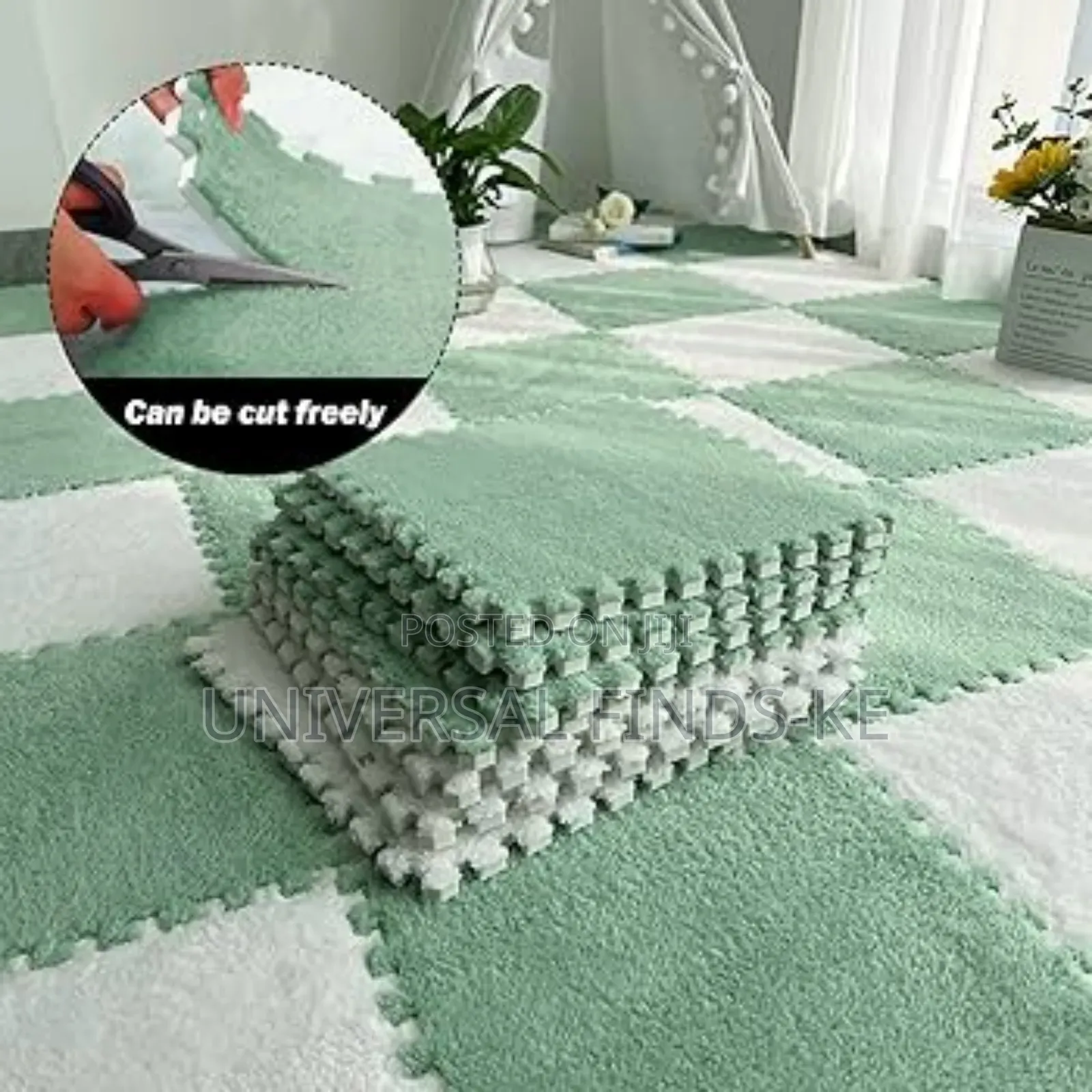 Plush Foam Interlocking Floor Mat