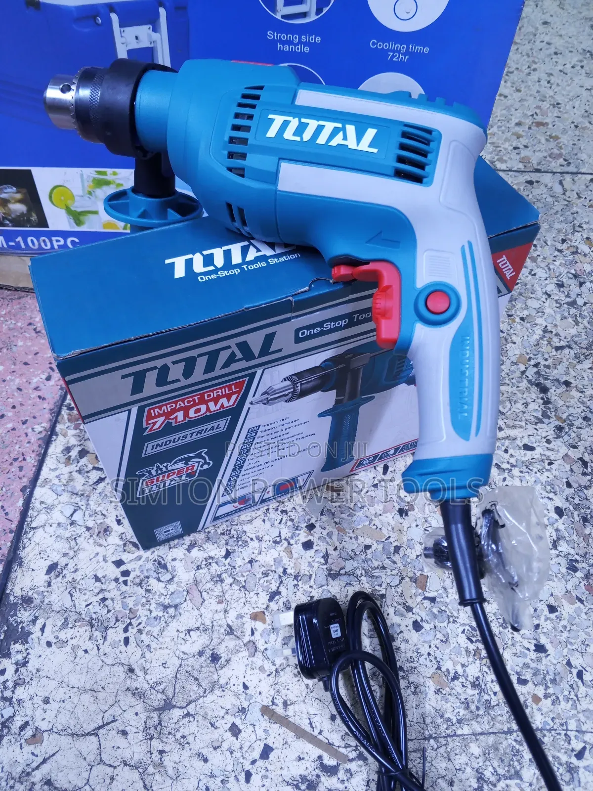 Powerful Total Impact Drill 710watts