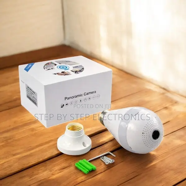 Panoramic Wifi Security Camera 1080p Hd With Adjustable Brightness