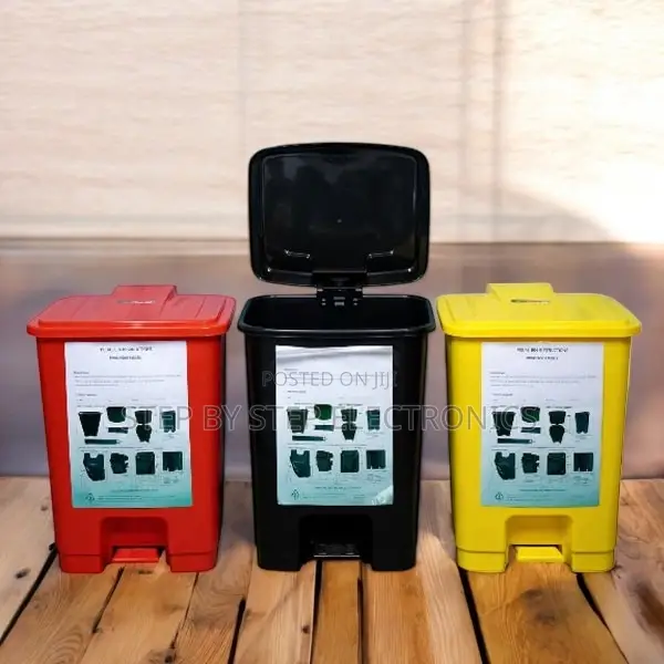 Home 30l Pedal Bin With Ergonomic Pedal Design Non-Slip Bottom