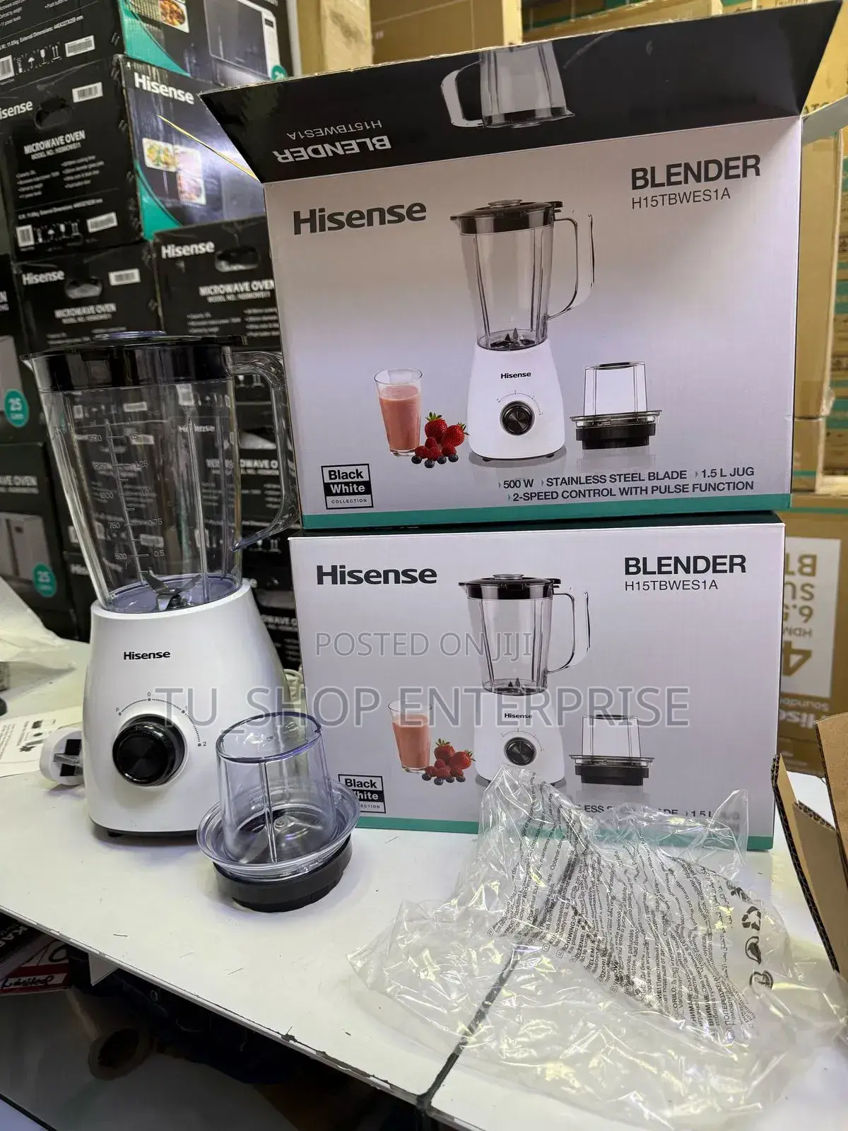 Hisense 2-in-1 Blender – Blend Grind With Ease