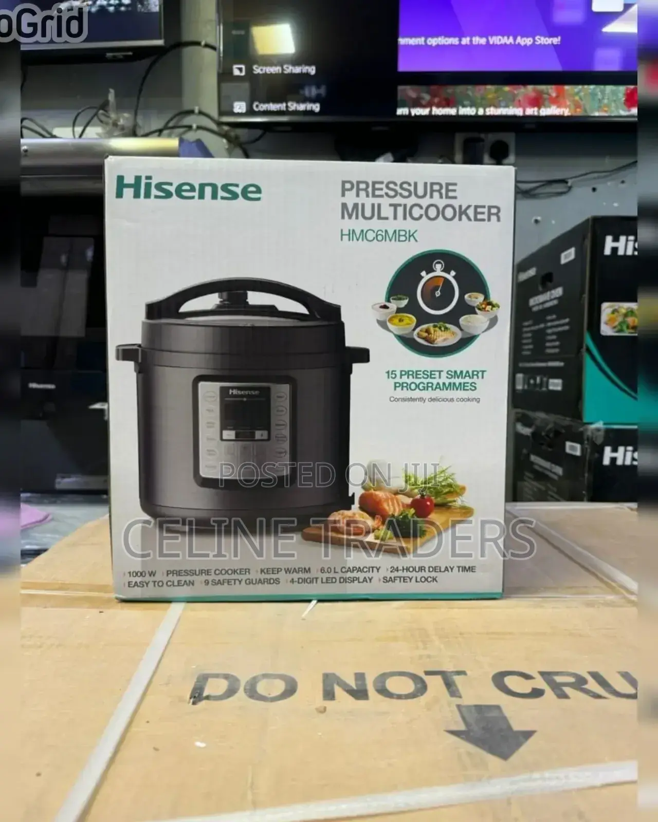 Hisense Hmc6mbk Pressure Multicooker.