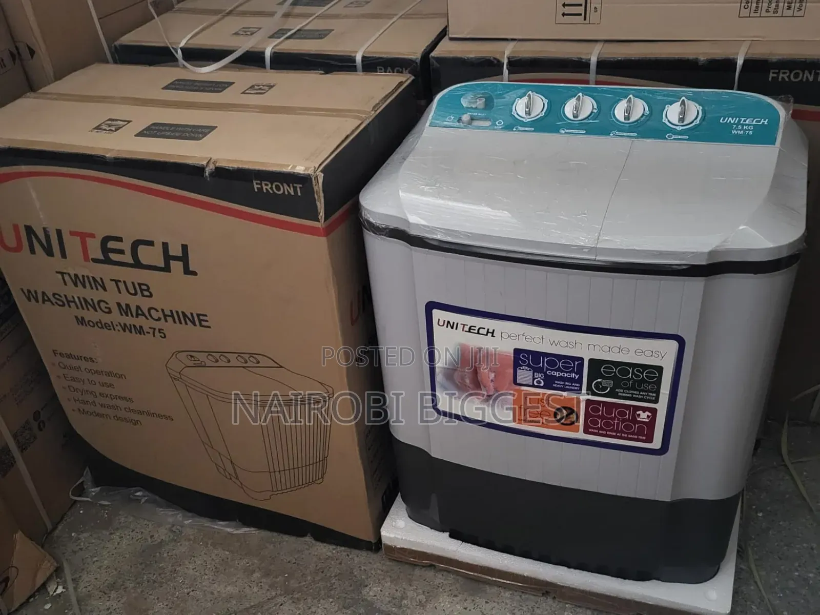Unitech 7.5kgs Top Load Washing Machine