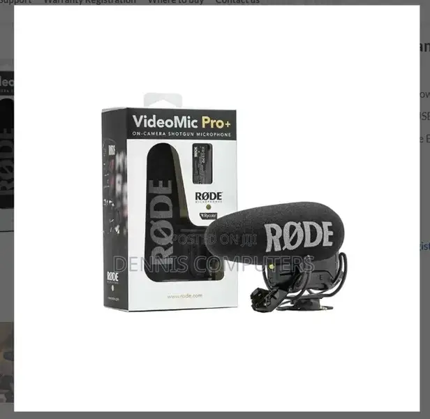 Rode Videomic Pro+ Camera Mount Shotgun Microphone