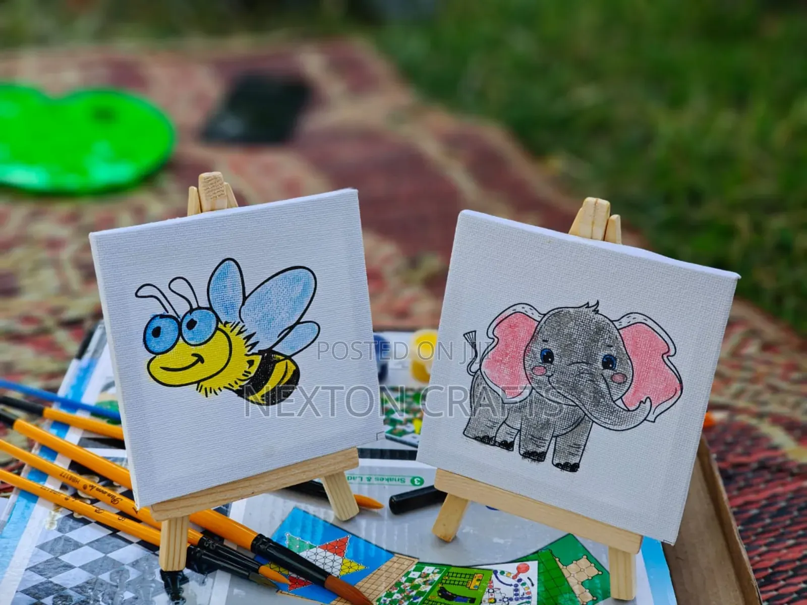 10x10cm Canvas With Art