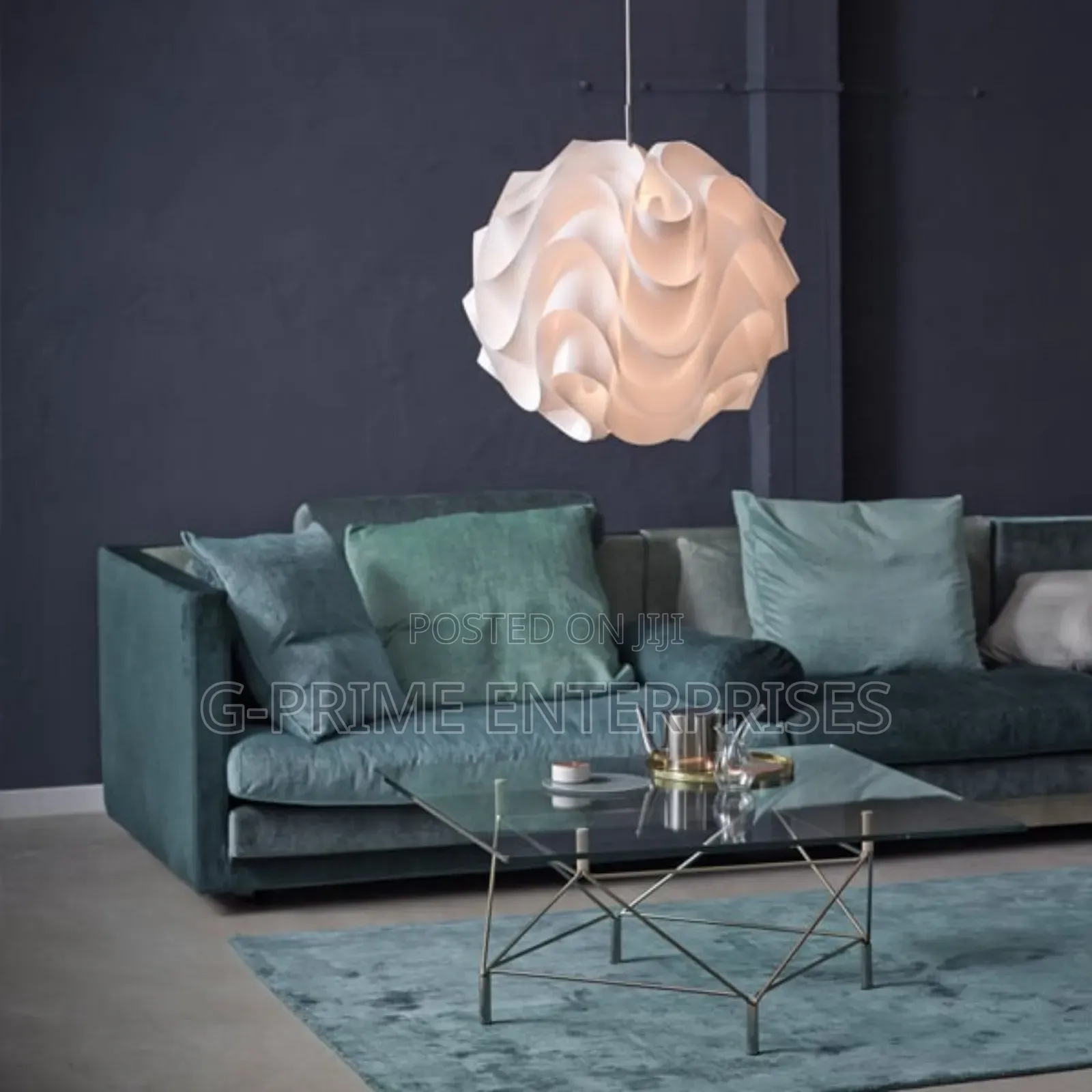 Wavy Lotus Ceiling Lamp Chandelier